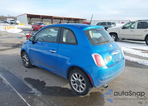 2017 Fiat 500 Pop from USA, damaged, VIN 3C3CFFKR0HT580167